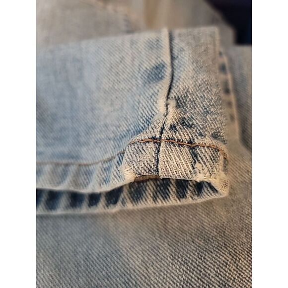 Guess Jeans Men's Size 28 Blue Button Fly  USA Demin Vintage T71 - Picture 15 of 16